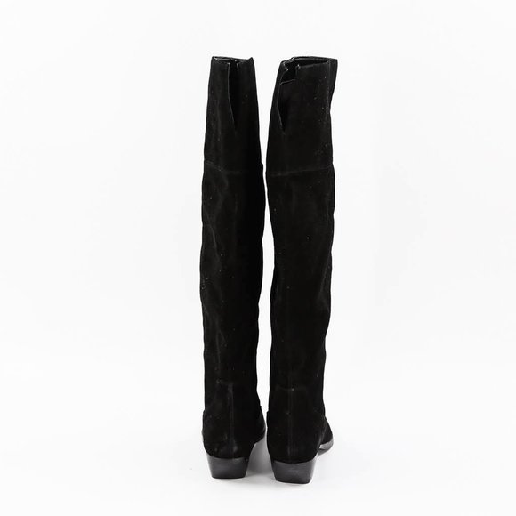 Marc Fisher Womens Oshi Black Suede Knee High Boot - Picture 5 of 7